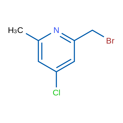 2-(Bromomethyl)-4-chloro-6-methylpyridine 1g