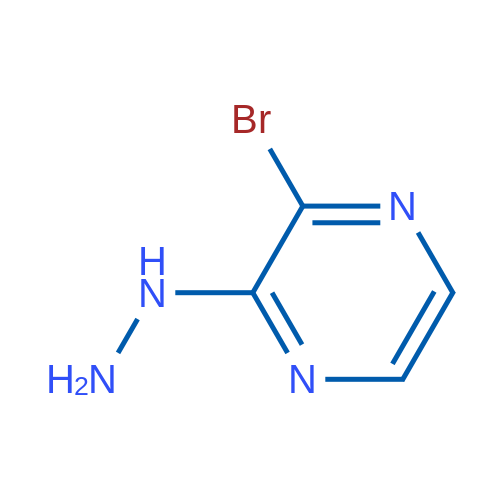 2-Bromo-3-hydrazinylpyrazine 1g