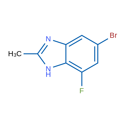 5-Bromo-7-fluoro-2-methyl-1H-benzo[d]imidazole 1g