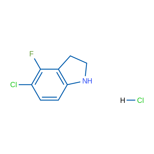 5-Chloro-4-fluoroindoline hydrochloride 1g