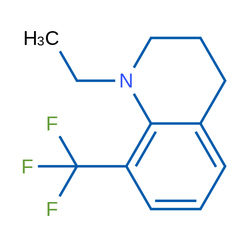 1-Ethyl-8-(trifluoromethyl)-1,2,3,4-tetrahydroquinoline 1g