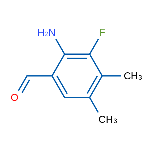 2-Amino-3-fluoro-4,5-dimethylbenzaldehyde 1g