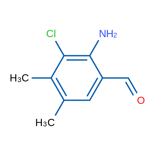 2-Amino-3-chloro-4,5-dimethylbenzaldehyde 1g