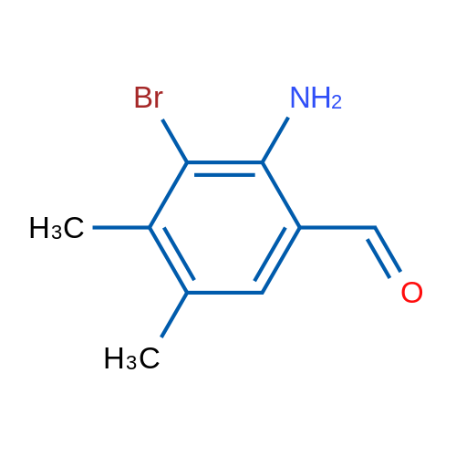 2-Amino-3-bromo-4,5-dimethylbenzaldehyde 1g