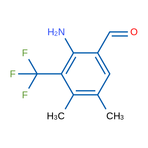 2-Amino-4,5-dimethyl-3-(trifluoromethyl)benzaldehyde 1g