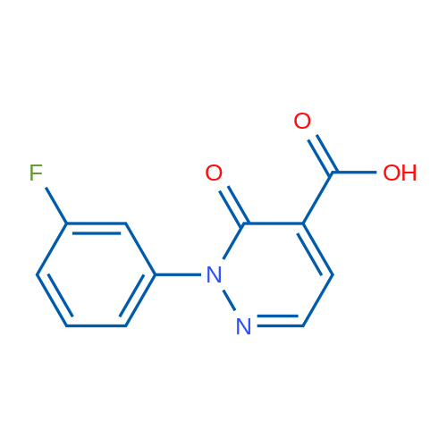 2-(3-Fluorophenyl)-3-oxo-2,3-dihydropyridazine-4-carboxylic acid 1g