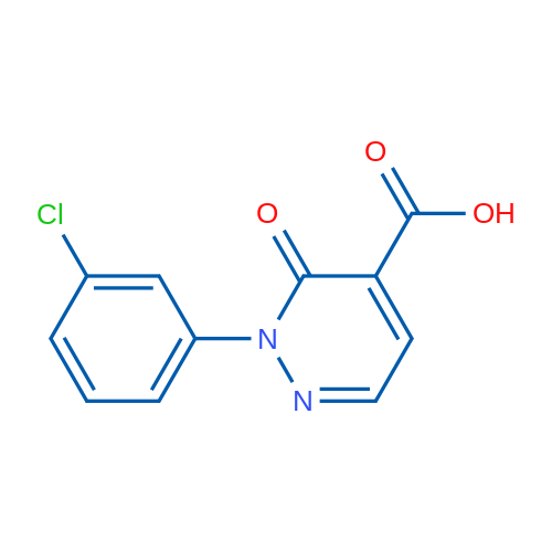 2-(3-Chlorophenyl)-3-oxo-2,3-dihydropyridazine-4-carboxylic acid 1g