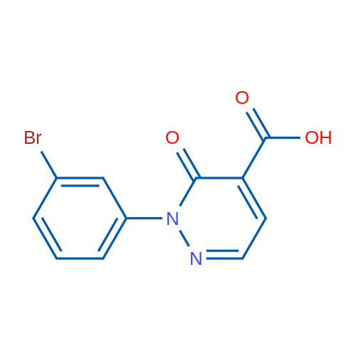 2-(3-Bromophenyl)-3-oxo-2,3-dihydropyridazine-4-carboxylic acid 1g