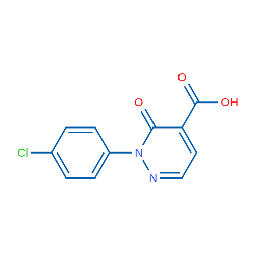 2-(4-Chlorophenyl)-3-oxo-2,3-dihydropyridazine-4-carboxylic acid 1g