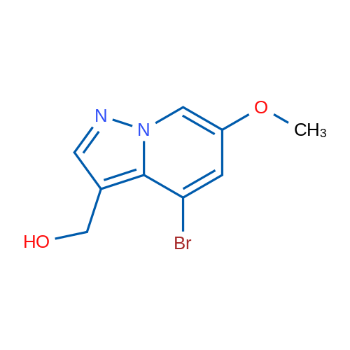 (4-Bromo-6-methoxypyrazolo[1,5-a]pyridin-3-yl)methanol 1g
