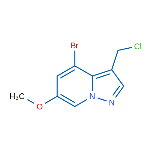 4-Bromo-3-(chloromethyl)-6-methoxypyrazolo[1,5-a]pyridine 1g