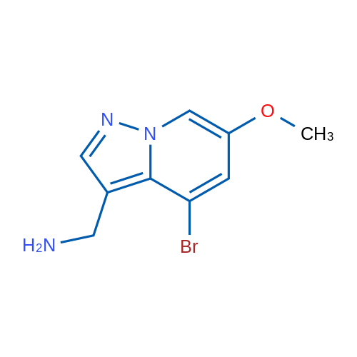(4-Bromo-6-methoxypyrazolo[1,5-a]pyridin-3-yl)methanamine 1g