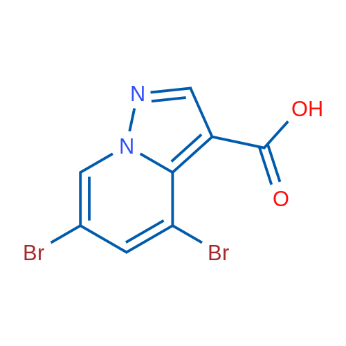 4,6-Dibromopyrazolo[1,5-a]pyridine-3-carboxylic acid 1g