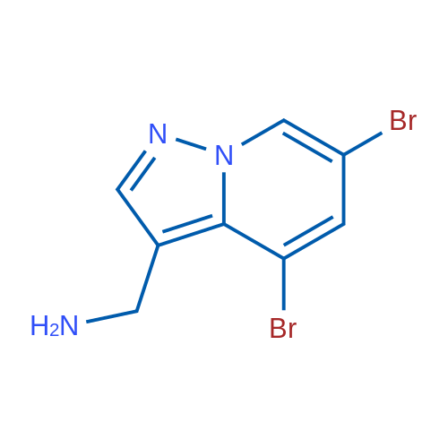 (4,6-Dibromopyrazolo[1,5-a]pyridin-3-yl)methanamine 1g