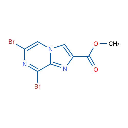 Methyl 6,8-dibromoimidazo[1,2-a]pyrazine-2-carboxylate 1g