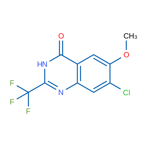 7-Chloro-6-methoxy-2-(trifluoromethyl)quinazolin-4(3H)-one 1g