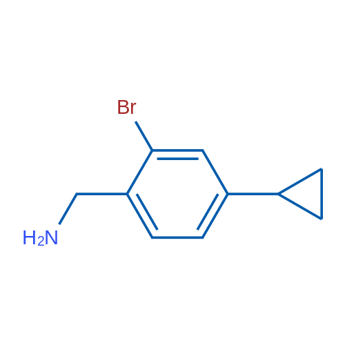 (2-Bromo-4-cyclopropylphenyl)methanamine 1g