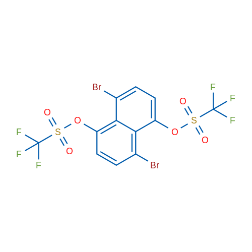 4,8-Dibromonaphthalene-1,5-diyl bis(trifluoromethanesulfonate) 1g