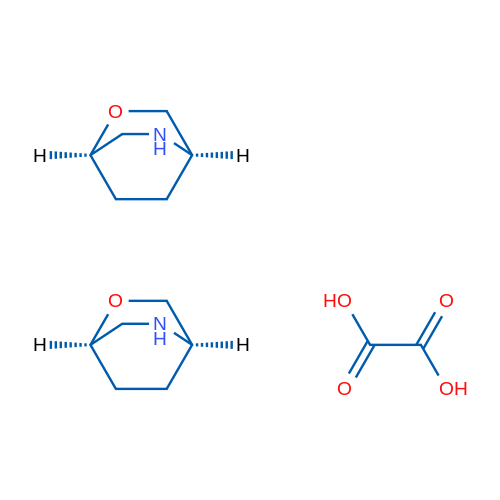 (1R,4R)-2-Oxa-5-azabicyclo[2.2.2]octane hemioxalate 250mg