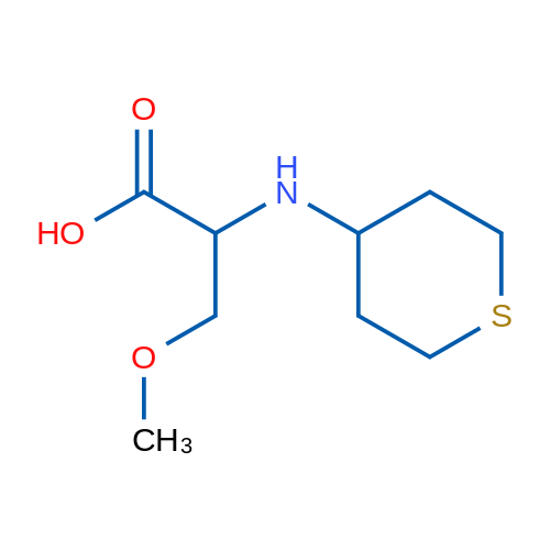 O-Methyl-N-(tetrahydro-2H-thiopyran-4-yl)serine 1g