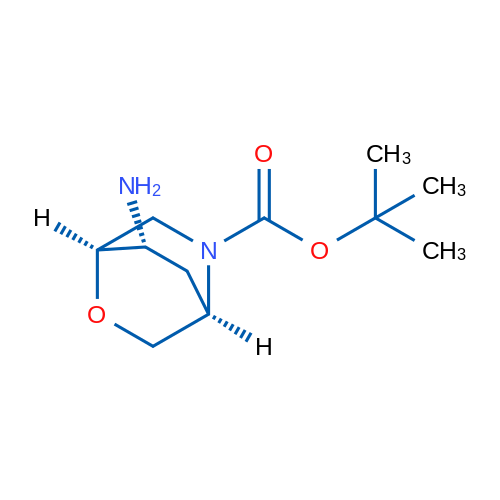 tert-Butyl (1S,4R,7R)-rel-7-amino-2-oxa-5-azabicyclo[2.2.2]octane-5-carboxylate 250mg