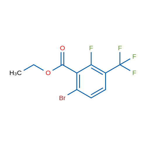 Ethyl 6-bromo-2-fluoro-3-(trifluoromethyl)benzoate 1g