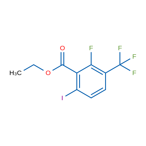 Ethyl 2-fluoro-6-iodo-3-(trifluoromethyl)benzoate 1g