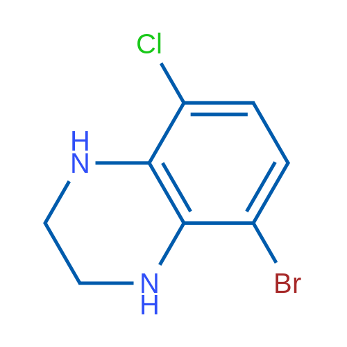 5-Bromo-8-chloro-1,2,3,4-tetrahydroquinoxaline 1g