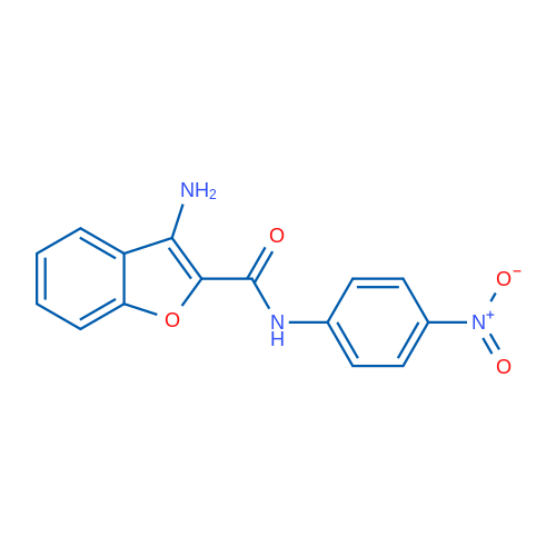 3-amino-N-(4-nitrophenyl)-1-benzofuran-2-carboxamide 1g