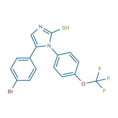 5-(4-bromophenyl)-1-[4-(trifluoromethoxy)phenyl]-1H-imidazole-2-thiol 1g