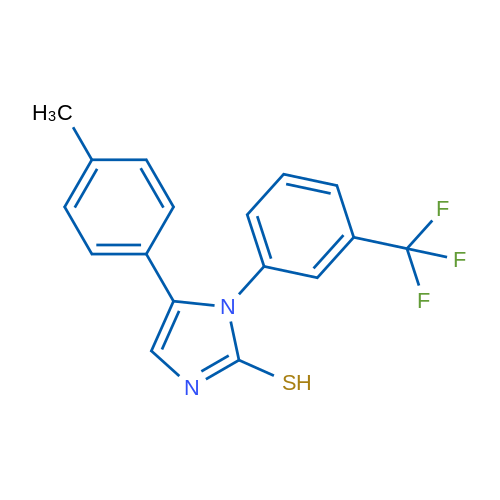 5-(4-methylphenyl)-1-[3-(trifluoromethyl)phenyl]-1H-imidazole-2-thiol 1g
