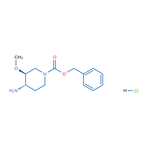 trans-1-cbz-4-amino-3-methoxypiperidine hydrochloride 1g