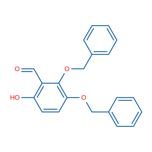 2,3-bis(benzyloxy)-6-hydroxybenzaldehyde 1g