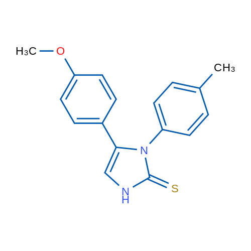 5-(4-methoxyphenyl)-1-(4-methylphenyl)-1,3-dihydro-2H-imidazole-2-thione 1g
