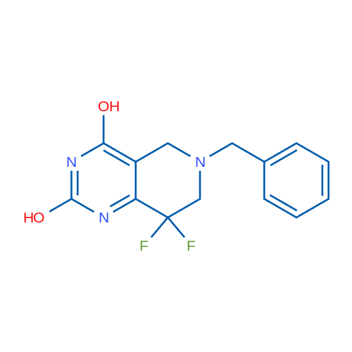 6-Benzyl-8,8-difluoro-5,6,7,8-tetrahydropyrido[4,3-d]pyrimidine-2,4-diol 1g