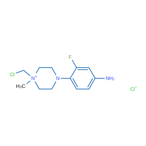 4-(4-Amino-2-fluoro-phenyl)-1-chloromethyl-1-methyl-piperazin-1-ium chloride 1g
