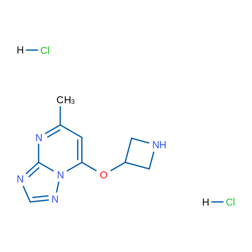 3-({5-methyl-[1,2,4]triazolo[1,5-a]pyrimidin-7-yl}oxy)azetidine dihydrochloride 1g