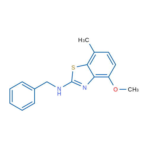 N-benzyl-4-methoxy-7-methyl-1,3-benzothiazol-2-amine 1g