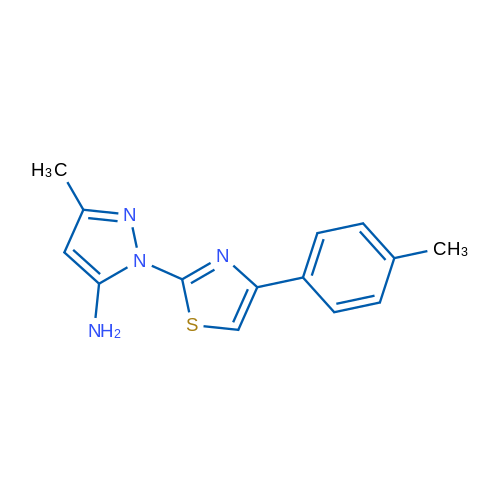 3-methyl-1-[4-(4-methylphenyl)-1,3-thiazol-2-yl]-1H-pyrazol-5-amine 1g