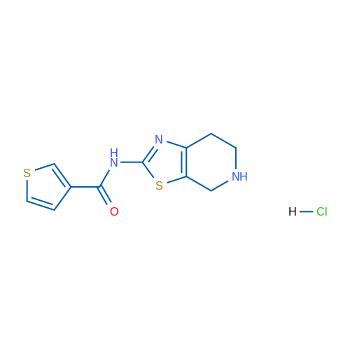 N-(4,5,6,7-tetrahydro[1,3]thiazolo[5,4-c]pyridin-2-yl)thiophene-3-carboxamide hydrochloride 1g