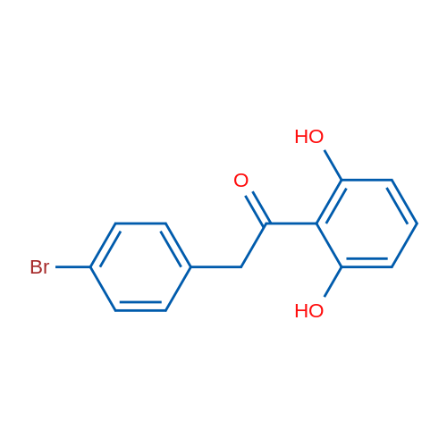 2-(4-Bromophenyl)-1-(2,6-dihydroxyphenyl)ethanone 1g