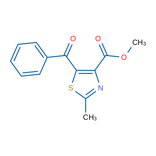 methyl 5-benzoyl-2-methyl-1,3-thiazole-4-carboxylate 1g