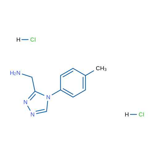 {[4-(4-methylphenyl)-4H-1,2,4-triazol-3-yl]methyl}amine dihydrochloride 1g