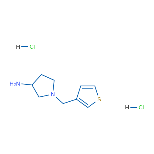 1-[(thiophen-3-yl)methyl]pyrrolidin-3-amine dihydrochloride 1g