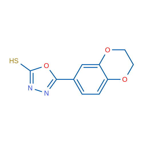 5-(2,3-dihydro-1,4-benzodioxin-6-yl)-1,3,4-oxadiazole-2-thiol 1g