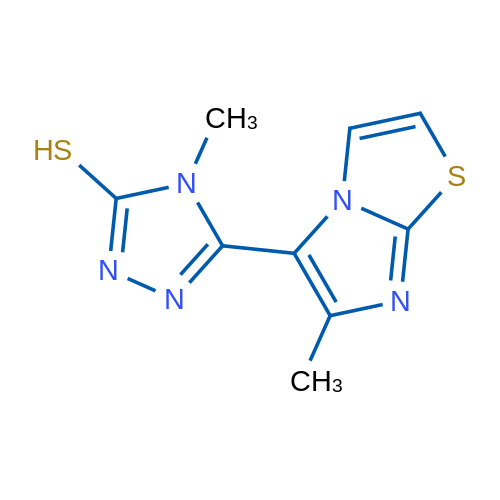4-methyl-5-(6-methylimidazo[2,1-b][1,3]thiazol-5-yl)-4H-1,2,4-triazole-3-thiol 1g