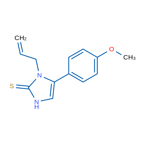 1-allyl-5-(4-methoxyphenyl)-1,3-dihydro-2H-imidazole-2-thione 1g