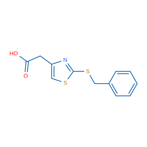 [2-(benzylthio)-1,3-thiazol-4-yl]acetic acid 1g