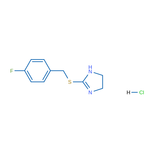 2-[(4-fluorobenzyl)thio]-4,5-dihydro-1H-imidazole hydrochloride 1g