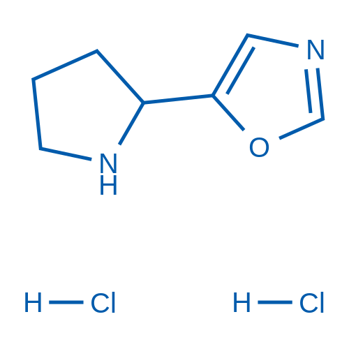 5-pyrrolidin-2-yl-1,3-oxazole dihydrochloride 1g